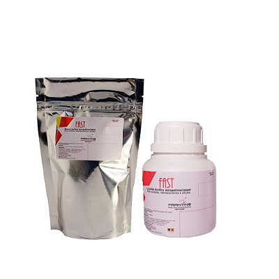 Kit Completo Fast – Autopolimerizável para Conserto e Reembasamento