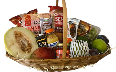 Cesta de café da Manhã - Sem gluten