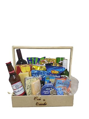 Cesta Queijo e Vinho - Romance