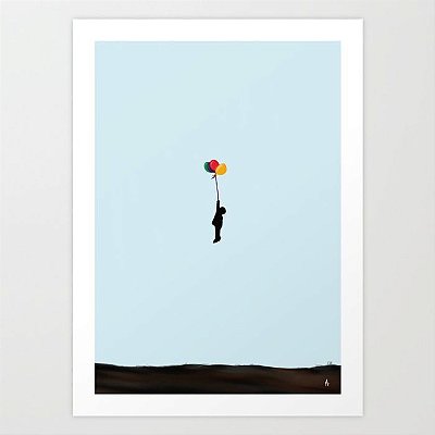 Kid and Balloons