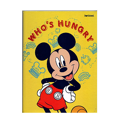 Caderno Brochura Grande Linguagem 1/1 Mickey Mouse Jandaia