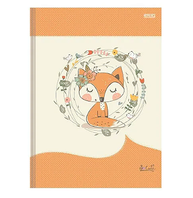 Caderno Brochura Pequeno Linguagem 80F 1/4 So Cute São Domingos