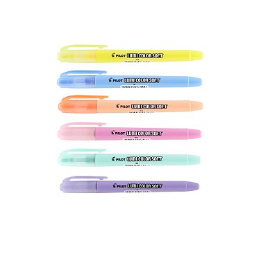 Marca Texto Pilot Lumi Color Soft Tons Pastéis - Avulso - Cores Sortidas