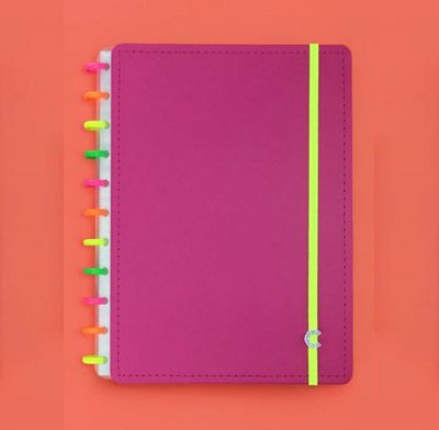 Caderno Inteligente Neon Vibes - Grande
