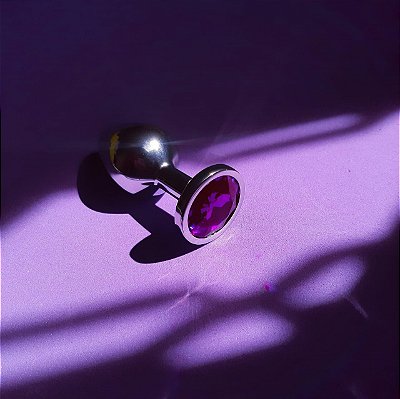 Plug pedra de cristal M