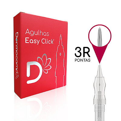 AGULHA EASY CLICK C/ MOLA 3R CIRCULAR 0.20MM - CX C/10