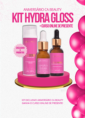 Kit Hydra Gloss Lips Ganha Curso Online de Presente
