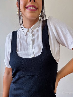 Camisa Cropped Viscose - P