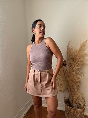 Short Saia Bege - M