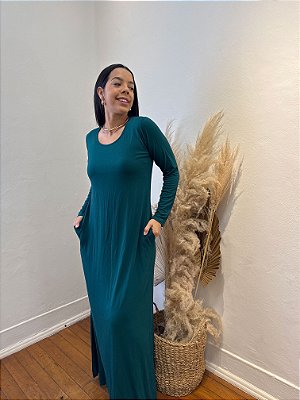 Vestido Longo Verde - GG