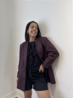 Maxi Blazer Marsala - GG