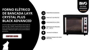 FORNO CRISTAL BLACK
