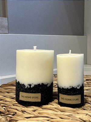 KIT VELAS DECOR • BASALTO •