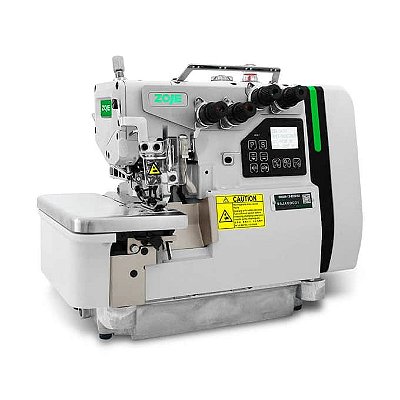 Máquina de Costura Industrial Ponto Cadeia 4 Fios Zoje B9500-13-ED3-02 Eletrônica completa