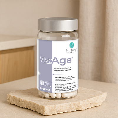 VivaAge Rejuveneces - Longevidade Saudável e Vitalidade Capilar FreshFemme - 60 Cápsulas