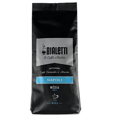 Café Bialetti Torrado Moído Médio Napoli Para Moka 500g