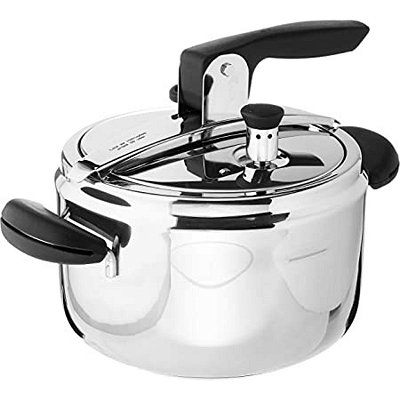 Panela De Pressão Barazzoni Inox 5 Litros Indução Segurança