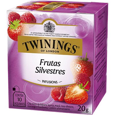 Chá Twinings Frutas Silvestres Em Sachê 20 G 10 U