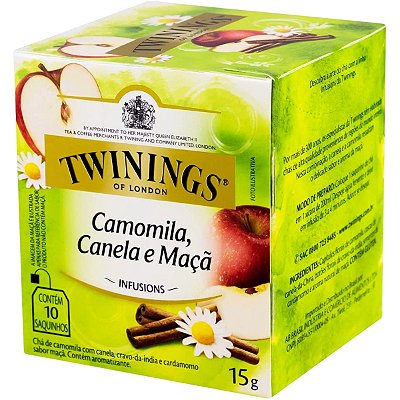 Chá Twinings Camomila Maçã Canela Sachê 15 G 10 U