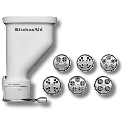 Acessórios Pasta Press Batedeira KitchenAid Spaghetti Bucatini Rigatoni Fusili