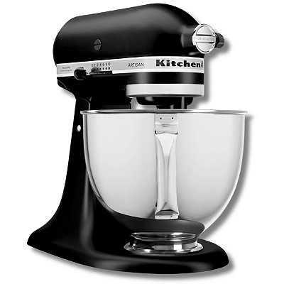 Batedeira Planetária KitchenAid Artisan Matte Black 220V