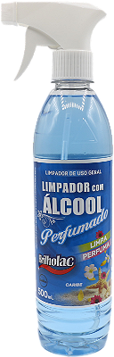 Limpador Com Alcool Perfumado Brilholac Gatilho 500mL