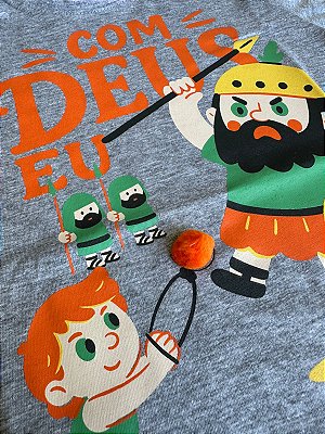 CAMISETA DAVI E GOLIAS