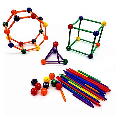 Kit Vertex Vertices Conectores MMP Geometria Plana Espacial