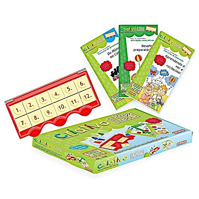 Criativo Luk 12 Casas Estojo e 3 Livros Carimbras Infantil