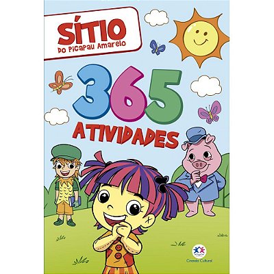 Livro 365 atividades do Sitio do Picapau Amarelo Infantil