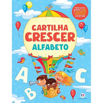 Cartilha Crescer Alfabeto Atividade Alfabetização Infantil