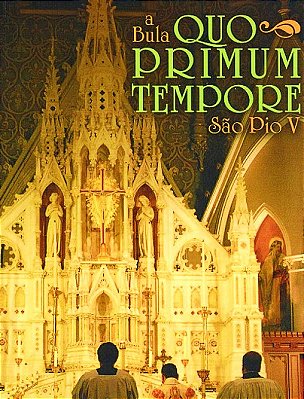 Livro A Bula Quo Primum Tempore São Pio V Missa Tridentina
