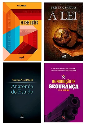 Kit 4 Livros Fraguismo 6 Lições A Lei Anatomia Segurança