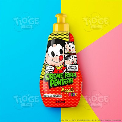 Creme para Pentear Infantil Magali Sem Enxague Cabelos Ondulados e Cacheados 250ml