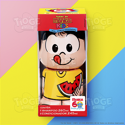 Boneco 3D Magali Colecionável Shampoo e Condicionador Infantil Todos os Tipos de Cabelo