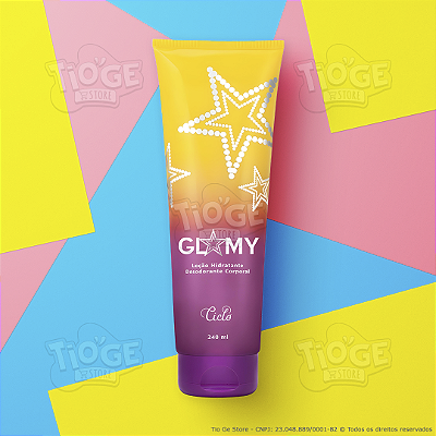 Loção Hidratante Desodorante Corporal Glamy Ciclo Teen Feminino Pele Macia e Perfumada 240ml