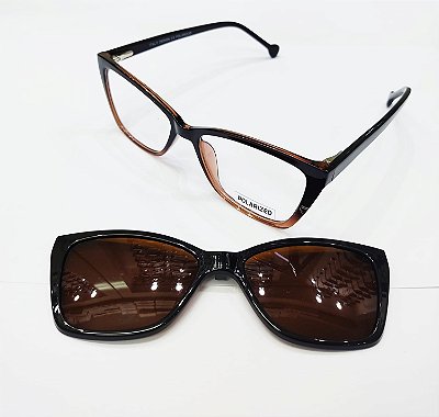 armação de oculos clipon feminino