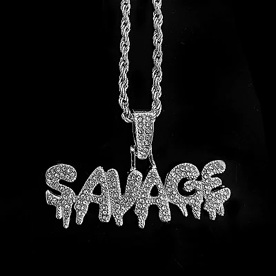 Pingente Savage Ice Cravejado