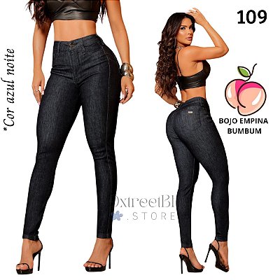 Calça jeans basic azul noite