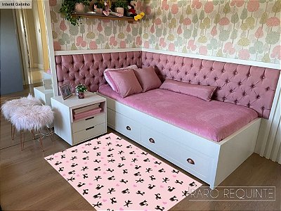 Tapete de Quarto Infantil Gatinho