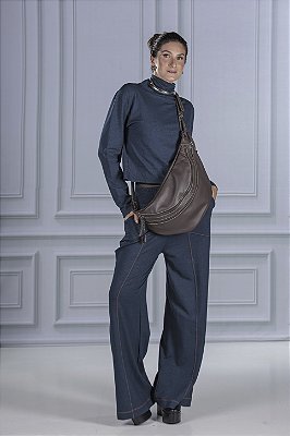 MOLETOM MALHA ÍNDIGO