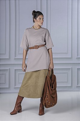 TÚNICA MALHA CANELADA