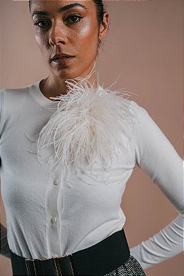 BROCHE PLUMAS