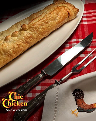 Massa Folhada Recheada com Pato Desfiado