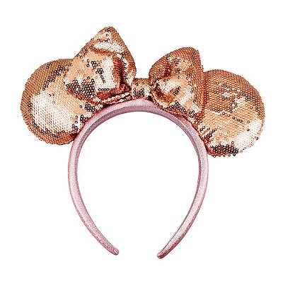 Tiara Minnie Rosê Brilhante
