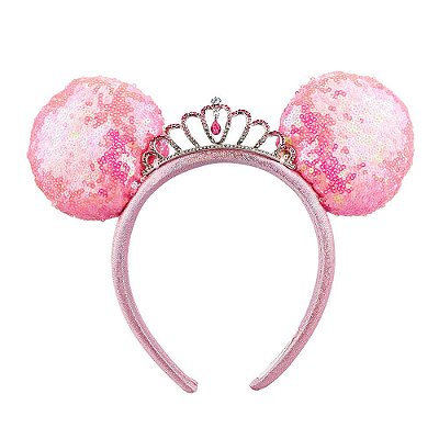 Tiara Princesa Minnie Rosa Royale