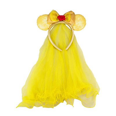 Tiara Bela Amarela Minnie – Rosa Encantada
