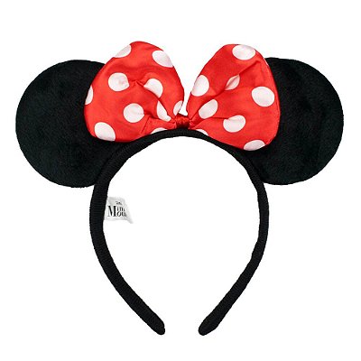 Tiara Minnie Clássica – Laço Vermelho