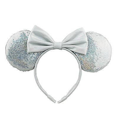 Tiara Minnie Prateada Glam