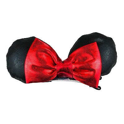 Presilha Minnie Clássica – Orelhinhas com Laço Vermelho